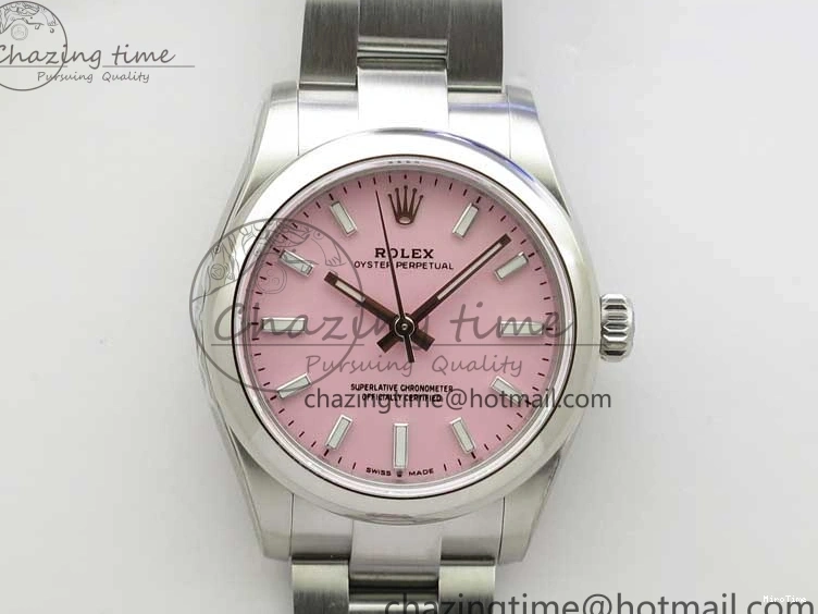 MiroTime 1103 Oyster Perpetual 31mm 277200 EWF Best Edition Pink Dial on SS Bracelet 6T Sophisticated 2776